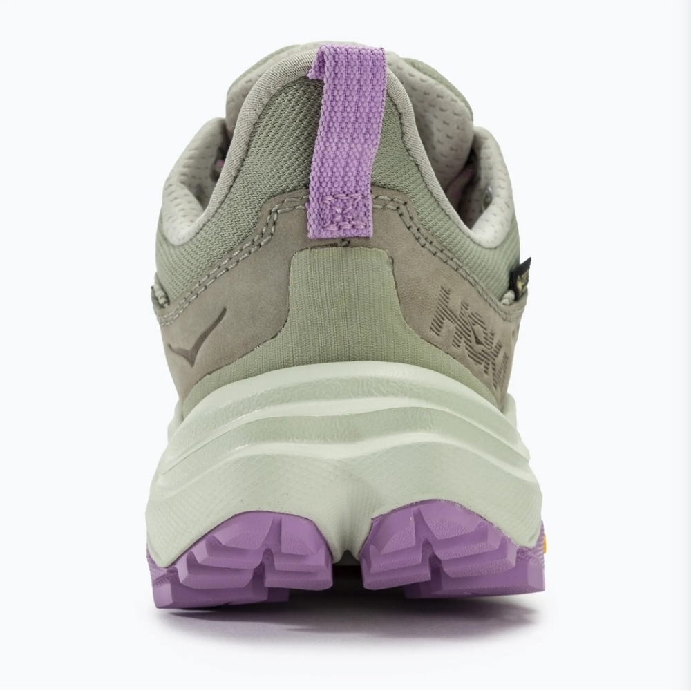 Hoka Women's Sage Green and Lavender Accent Trail Runner - Picture 6 of 12